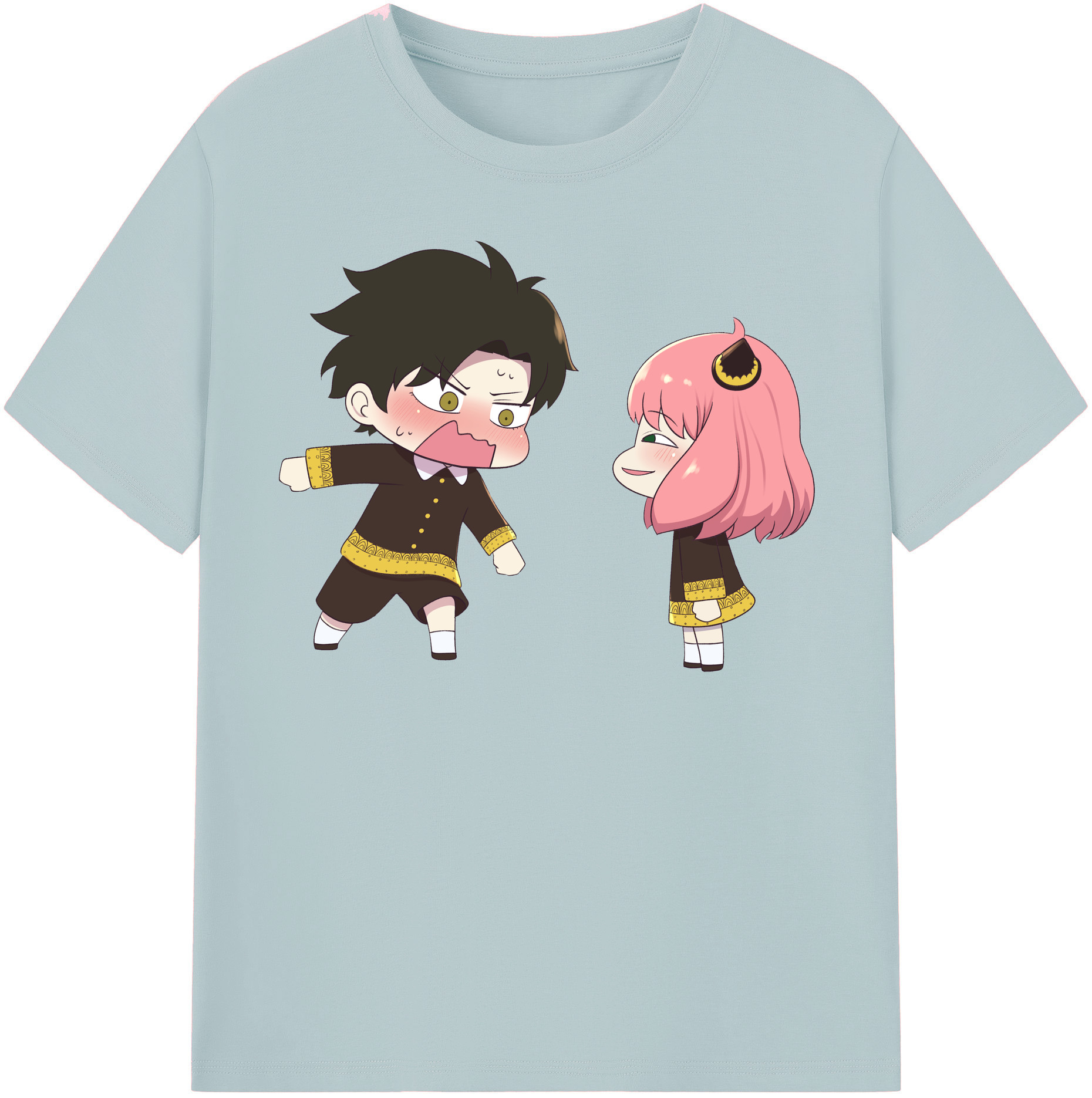 （画像用） SPY×FAMILY间谍家家酒 綿100％半袖Tシャツ（フロントプリント）
